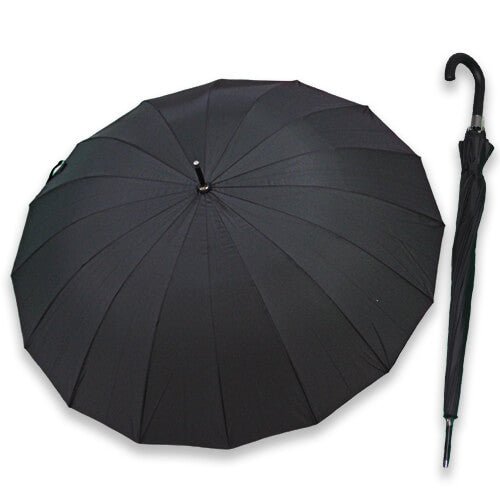 Grand Parapluie - Noir uni - un-parapluie.fr