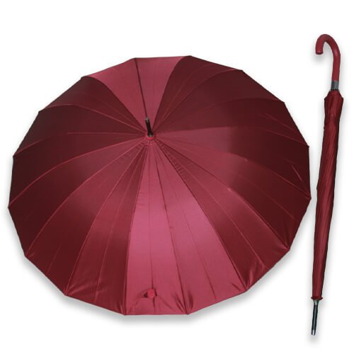 Grand Parapluie - Rouge uni - un-parapluie.fr