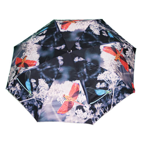 Mini Parapluie Automatique - Imprimé Rose - un-parapluie.fr