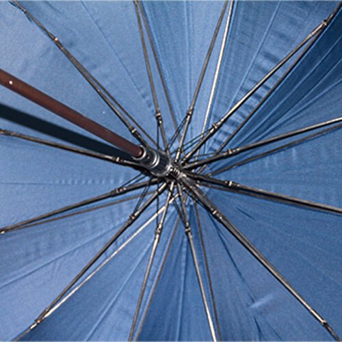 Parapluie Classique XL - Bleu et Blanc - un-parapluie.fr