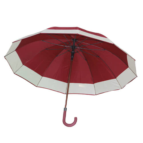 Parapluie Classique XL - Rouge et Blanc - un-parapluie.fr