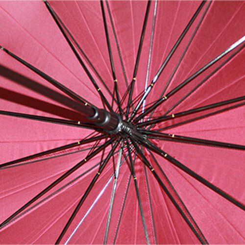 Parapluie Classique XL - Rouge uni - un-parapluie.fr