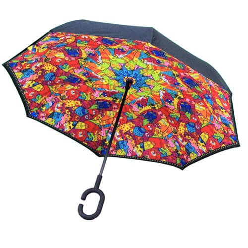 Parapluie Inversé - Art Cat - un-parapluie.fr