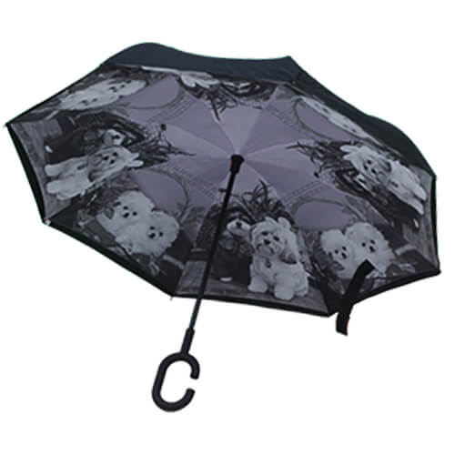 Parapluie Inversé - Petits Chiots - un-parapluie.fr