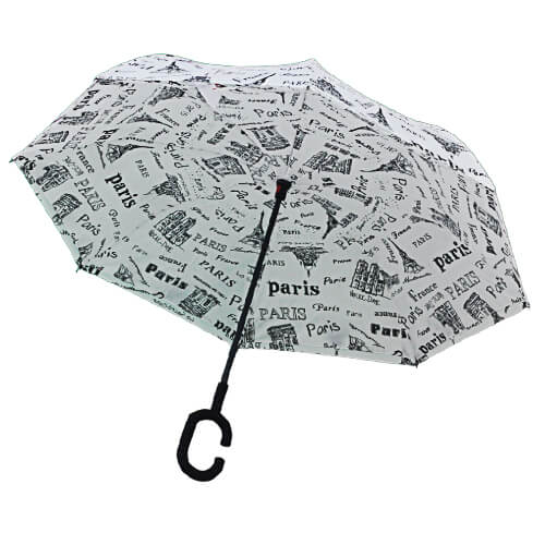 Parapluie Inversé - Paris Blanc RV